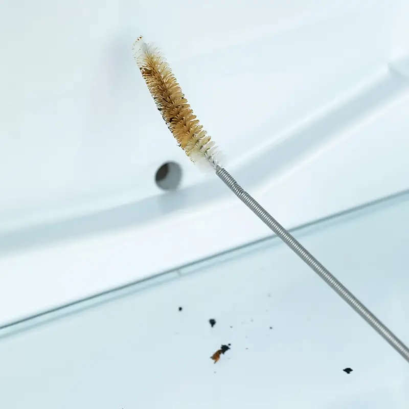 1pc Refrigerator Aquarium Fish Tank Car Dredger Brush Freezer Drainage Hole Water Outlet Pipe