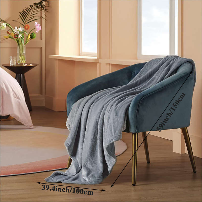 1ps Blanket Color Gray size 200 X 230cm