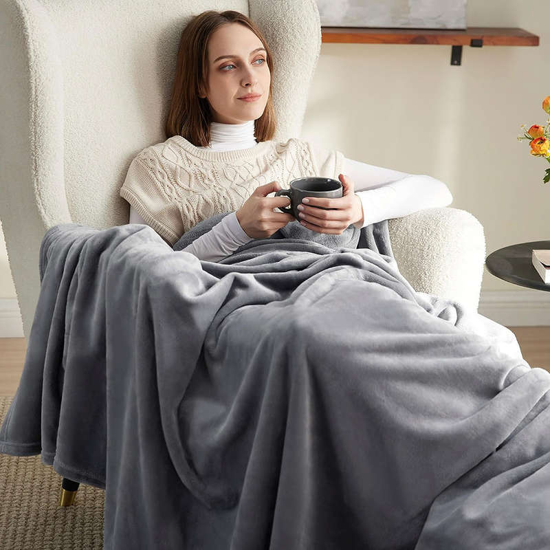 1ps Blanket Color Gray size 200 X 230cm