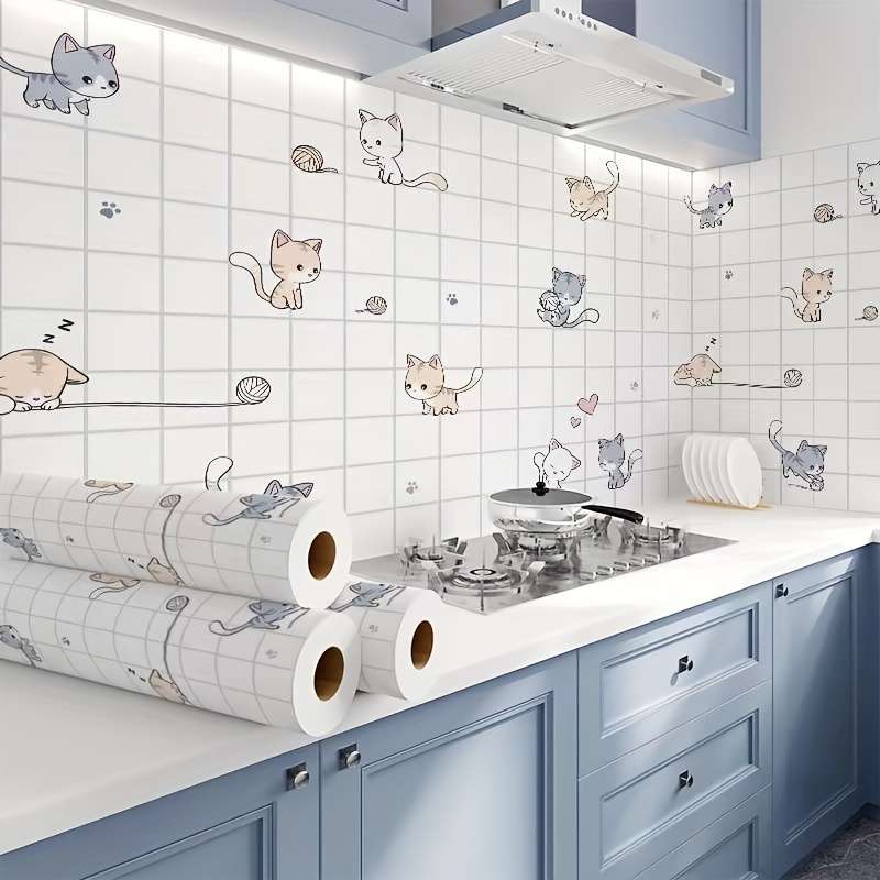 1PC Wall StickersFlower Tiles59.99X1000.0cm