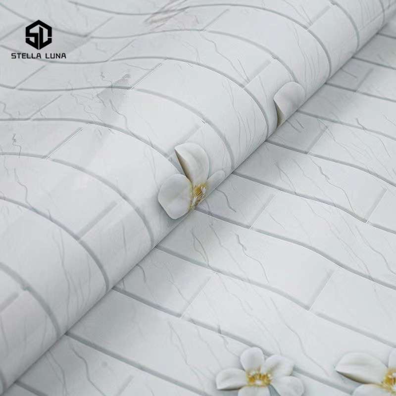 1PC Wall StickersFlower Tiles59.99X1000.0cm