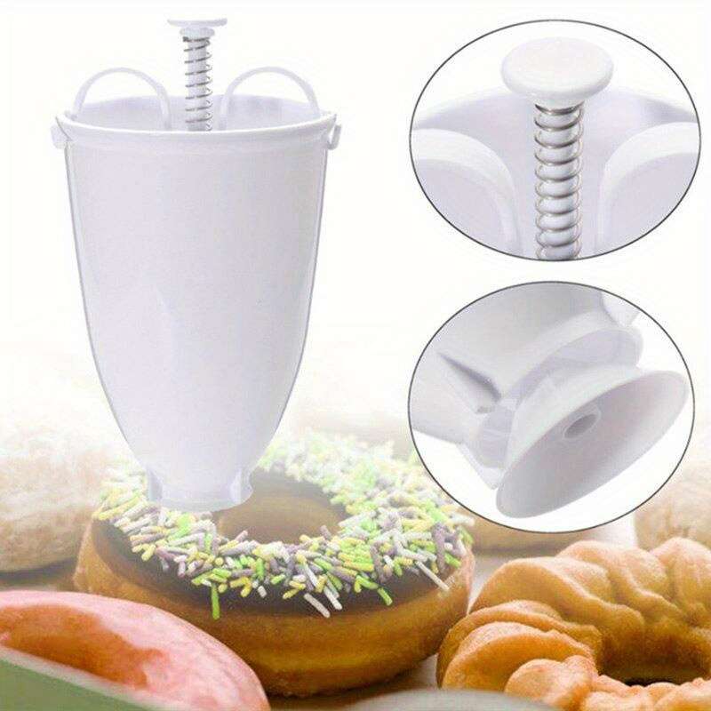 1pc Easy DIY Donut Maker Set Stainless Steel Kitchen Tool for Perfect Homemade Donuts Includ