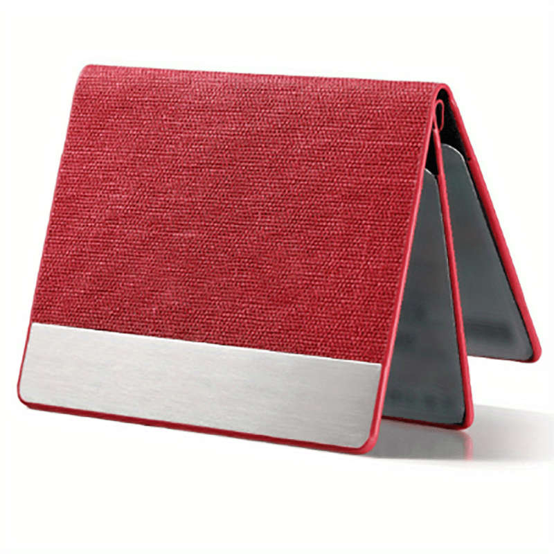 1pc Stylish Ultra-thin Men's And Women's Anti-theft Anti-Blocking Fine Faux Leather Stainless Steel