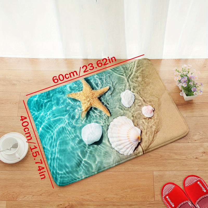 1Pc 50x80cm 19.68x31.49inch Style 01 Floor Mat