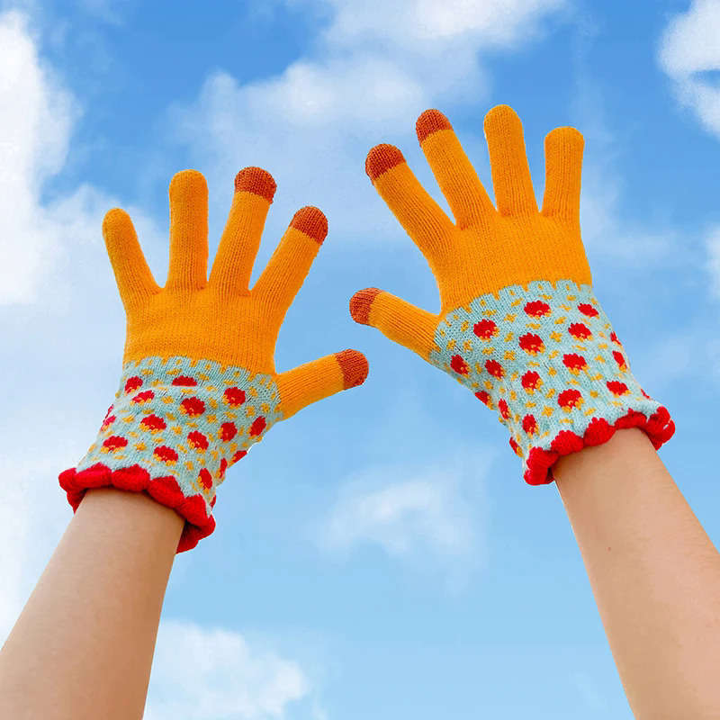 1 Pair Color 03 Warm Gloves