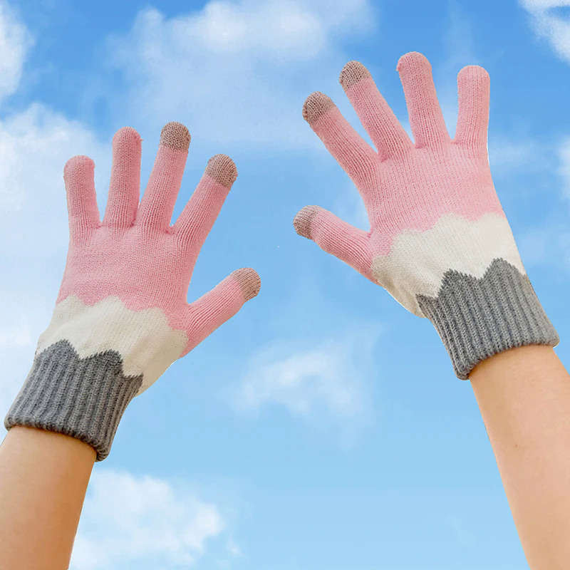 1 Pair Color 03 Warm Gloves