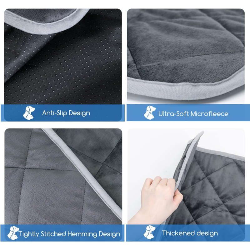 1PC Pet Mat Gray Size Small 40x50CM 16Inchx20Inch