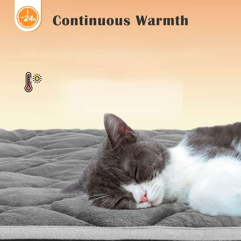 1PC Pet Mat Gray Size Small 40x50CM 16Inchx20Inch