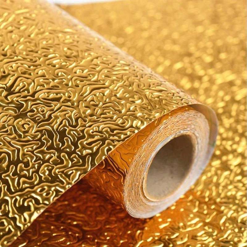 1PC Wall StickersGolden Yellow15.74"x118.11" 40cmx3m