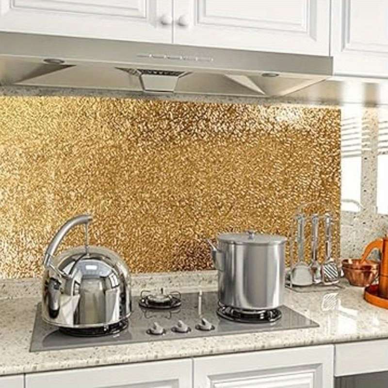 1PC Wall StickersGolden Yellow15.74"x118.11" 40cmx3m