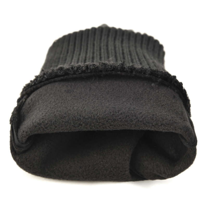 1 Pair Deep Black Warm Gloves
