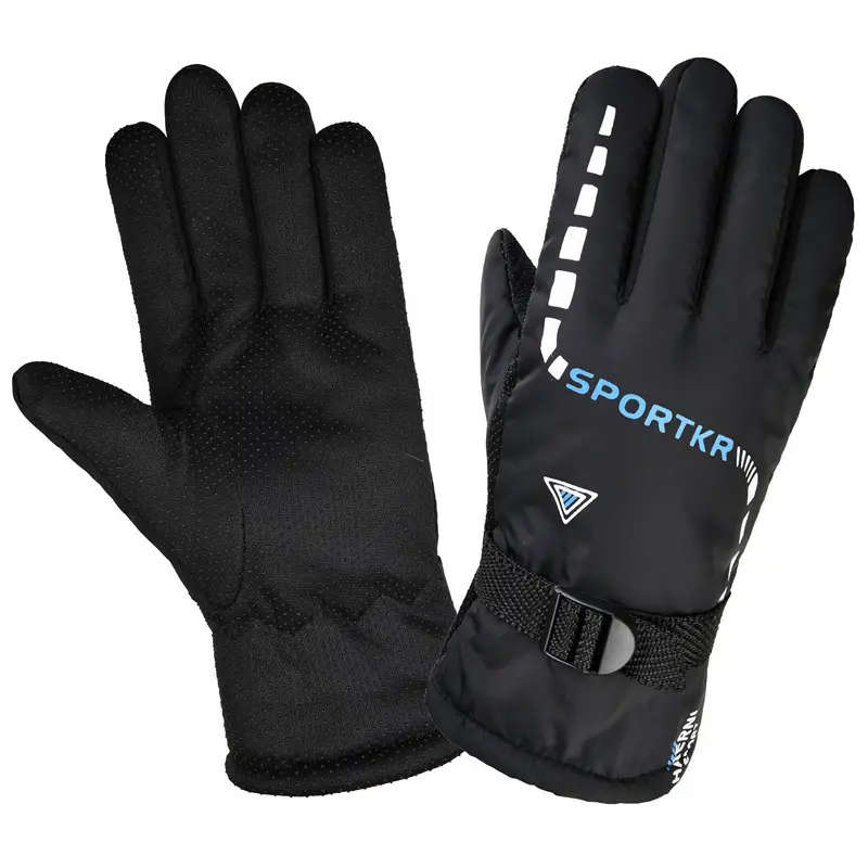 1pairs Thickened and Warm Men's Winter Riding Gloves for Electric Motorcycles and Motorcycles
