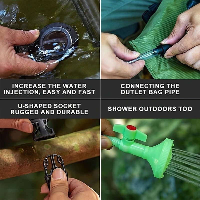 Solar Heated Camping Shower Bag