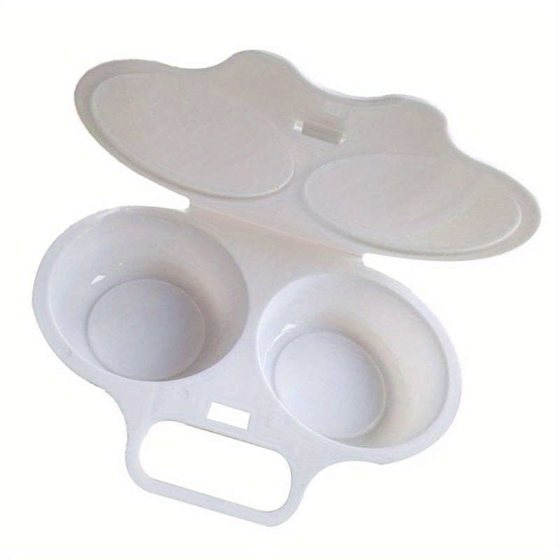1pc Easy-Clean Microwave Egg Poacher Durable Plastic Omelette Maker Perfect for Kitchen Dining