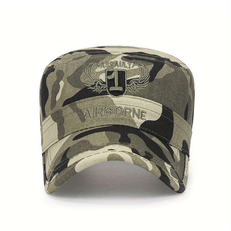 1pc Spring And Autumn Camouflage Outdoor Sports Flat Cap For Men And Women Casual Sunshade Cotton