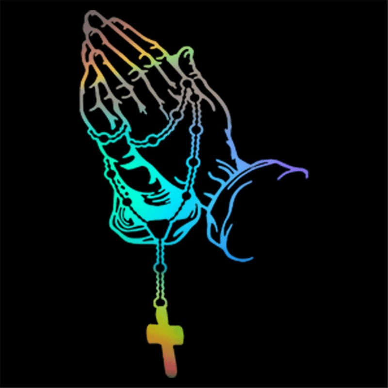 1pc Black   Jesus Christian Themed Stickers