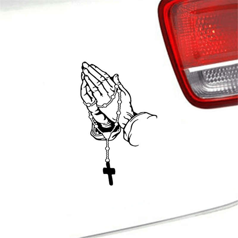 1pc Black   Jesus Christian Themed Stickers