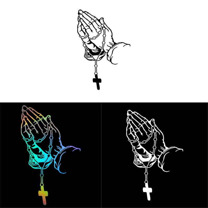 1pc Black   Jesus Christian Themed Stickers