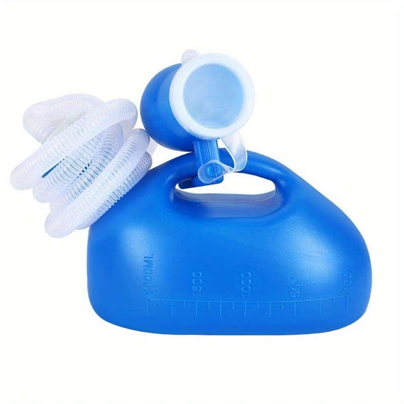 1pc Emergency Urinal In-Car Men's Urinal Portable Small Urinal Men's Large Plastic Urinal 2000ml