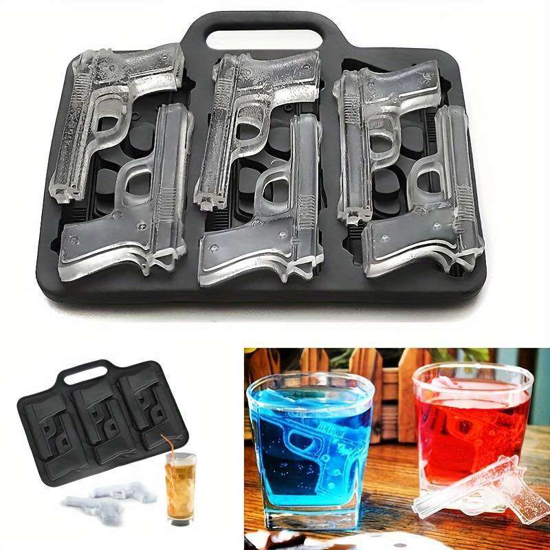 1pc Whiskey Enthusiast's Dream 1pc Silicone Ice Cube Tray Create Unique Shapes Perfect for Cock