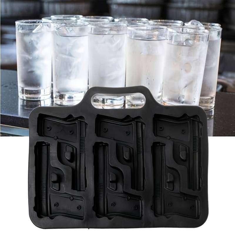 1pc Whiskey Enthusiast's Dream 1pc Silicone Ice Cube Tray Create Unique Shapes Perfect for Cock