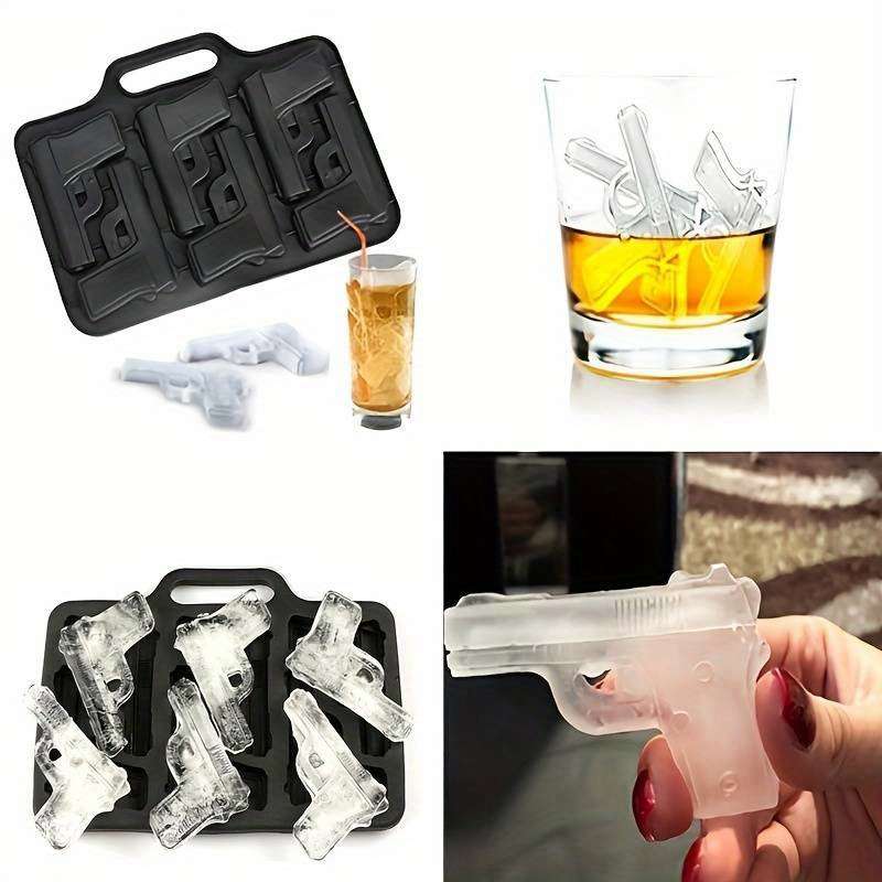 1pc Whiskey Enthusiast's Dream 1pc Silicone Ice Cube Tray Create Unique Shapes Perfect for Cock