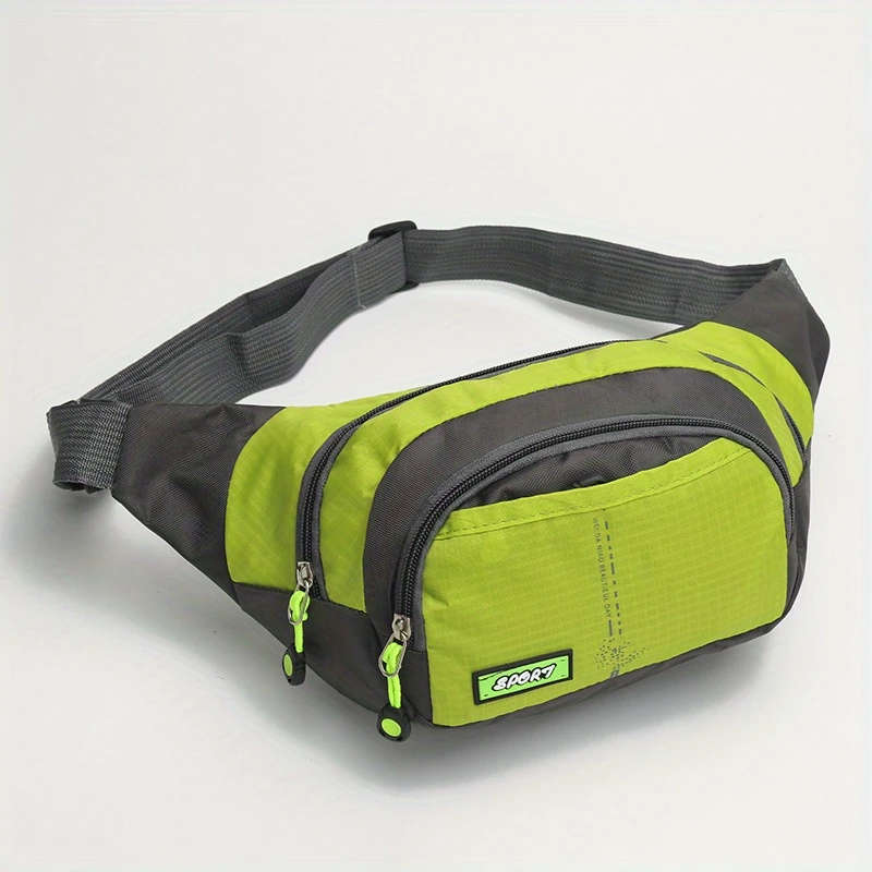 1pc Men's Multifunctional Mobile Phone Storage Waist Bag Outdoor Sports Running Chest Bag