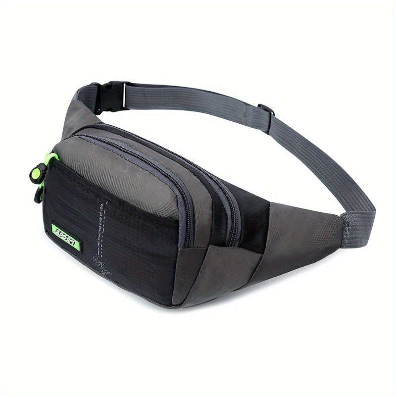 1pc Men's Multifunctional Mobile Phone Storage Waist Bag Outdoor Sports Running Chest Bag