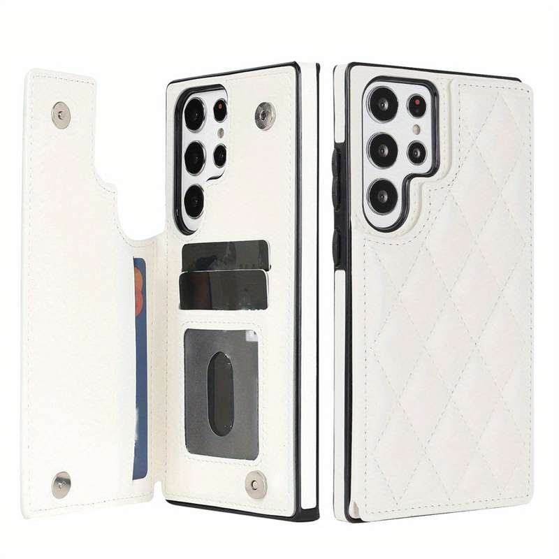 1pc White For Samsung Galaxy S22 Ultra Phone Cases