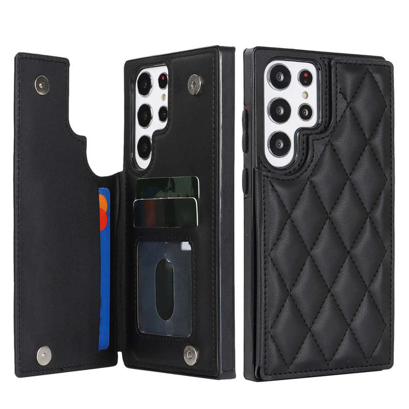 1pc Black For Samsung Galaxy S22 Ultra Phone Cases