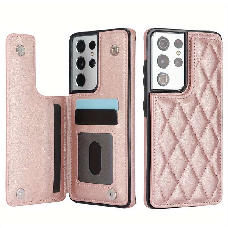 1pc Rose Golden For Samsung Galaxy S21 Ultra Phone Cases
