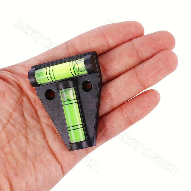 1pc Triangle Level Portable T Shaped Spirit Level Bubble Working Fixing