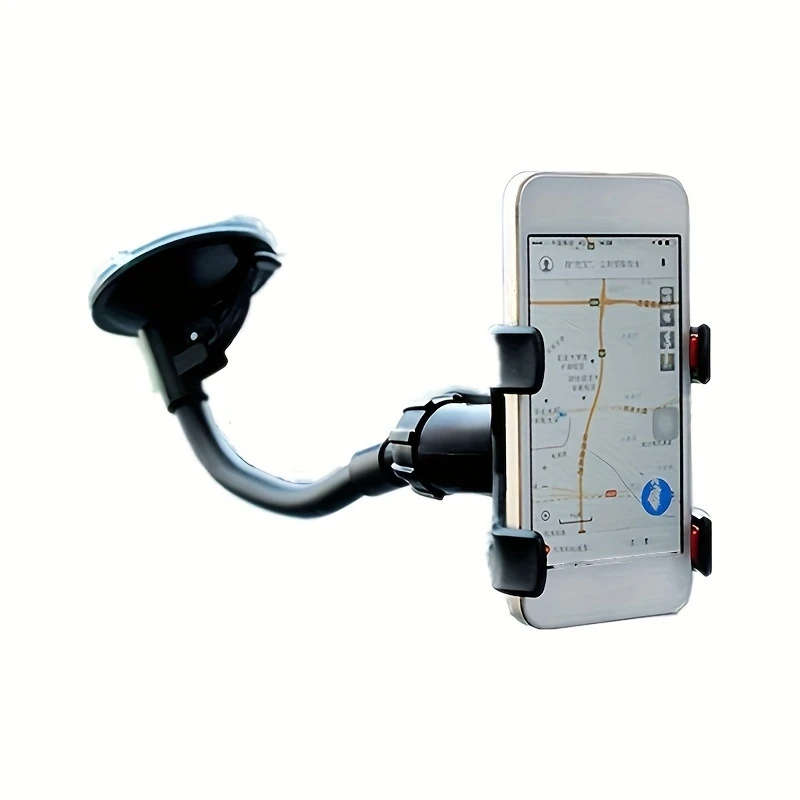 1pc Multi Functional 360 ° Adjustable Steering Flexible Gooseneck Suction Cup Car Phone Holder Instr