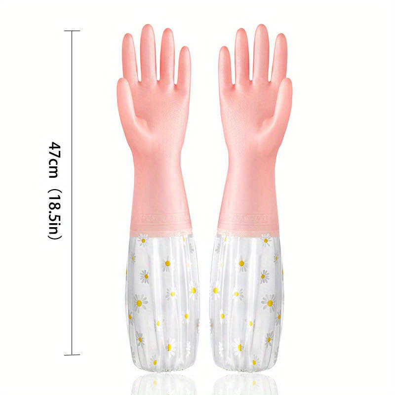 1 Pair Random Color Household Cleaning Gloves