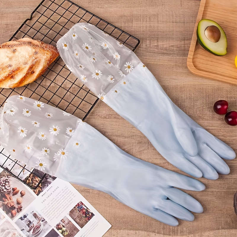 1 Pair Random Color Household Cleaning Gloves