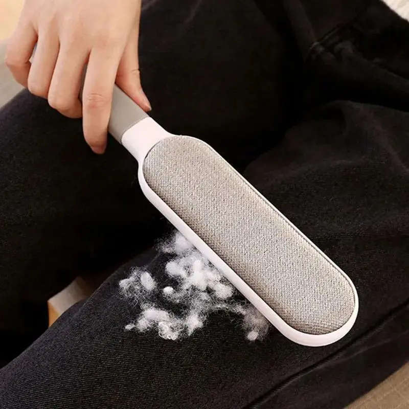 1pc Reusable Lint Brush Double-sided Pet Hair Removal Brush Manual Electrostatic Sticky Lint Pet Hai