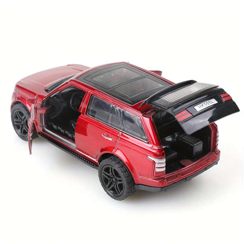 1pc Scale Alloy Off-Road Car Model a Decorative Piece for Cakes That Can Move Back