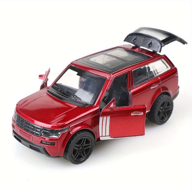 1pc Scale Alloy Off-Road Car Model a Decorative Piece for Cakes That Can Move Back