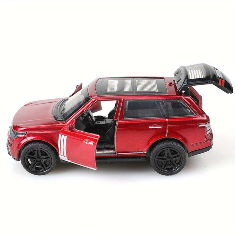 1pc Scale Alloy Off-Road Car Model a Decorative Piece for Cakes That Can Move Back