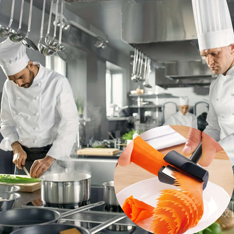 1pc Multifunctional Spiral Roller Creative Cucumber Carrot Cutter Fruit And Vegetable Knife