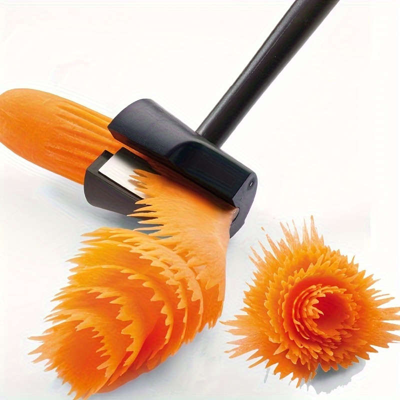 1pc Multifunctional Spiral Roller Creative Cucumber Carrot Cutter Fruit And Vegetable Knife