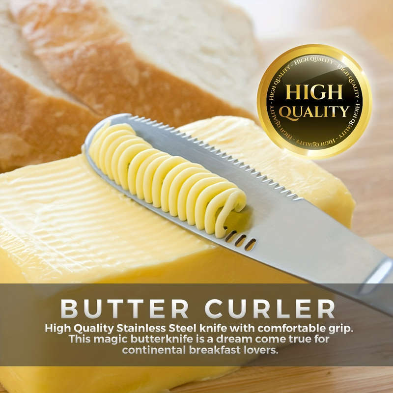 1pc Stainless Steel Cheese Knife 4-Inch Butter Knife with Holes Suitable for Cheese Bread Jam