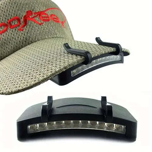 1pc LED Energy Saving Headlight HeadLamp Flashlight Clip-On Cap Hat Torch Head Light Lamp for Outdoo