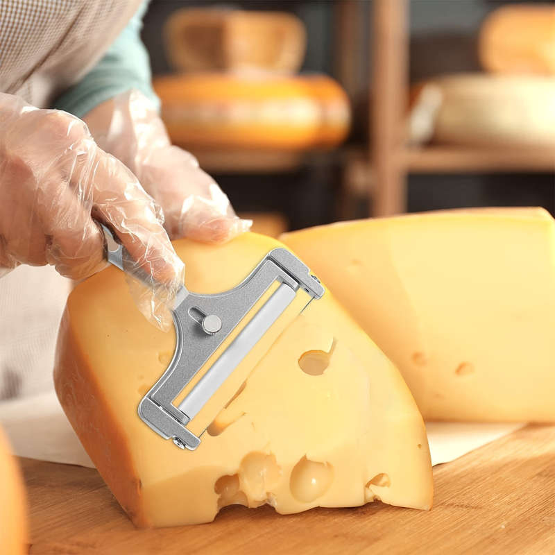1pc Adjustable Cheese Slicer Easily Cut Perfectly Thin Or Thick Slices