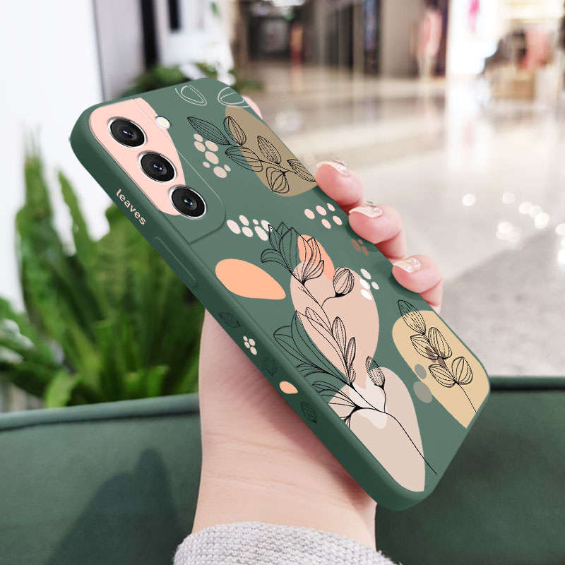 1Ps Dark Green For Samsung Galaxy S21 Fe 5G Phone Cases
