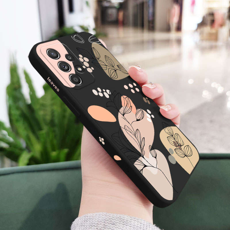 1pc Black For Samsung Galaxy A23 Phone Cases