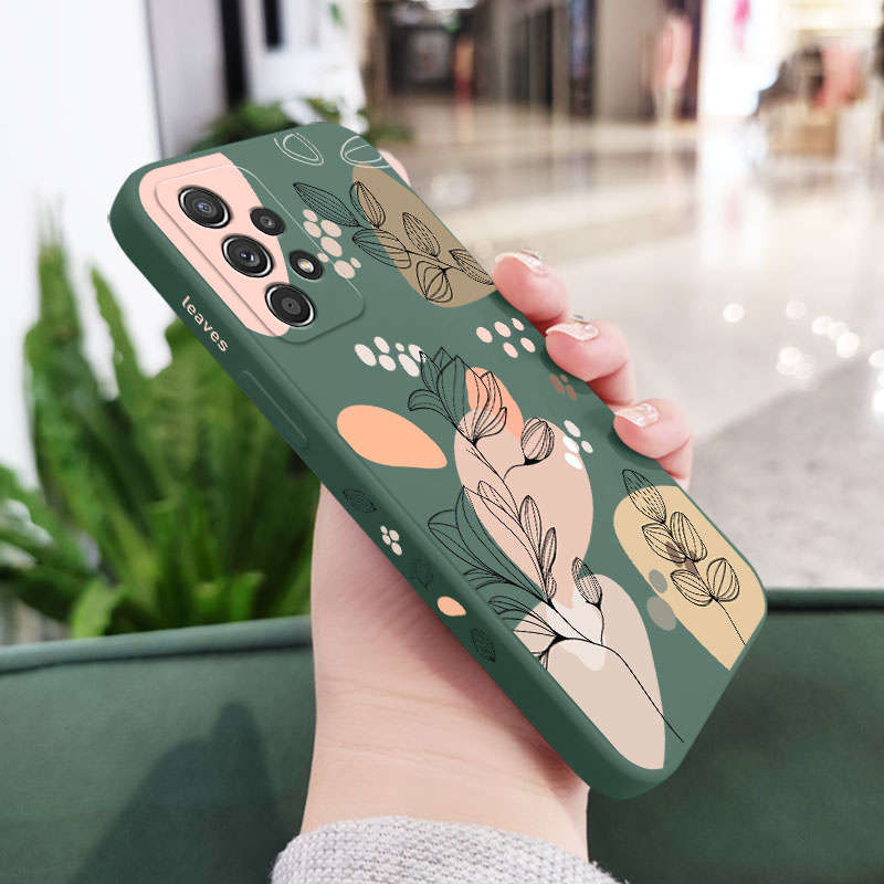 1pc Dark Green For Samsung Galaxy A23 Phone Cases