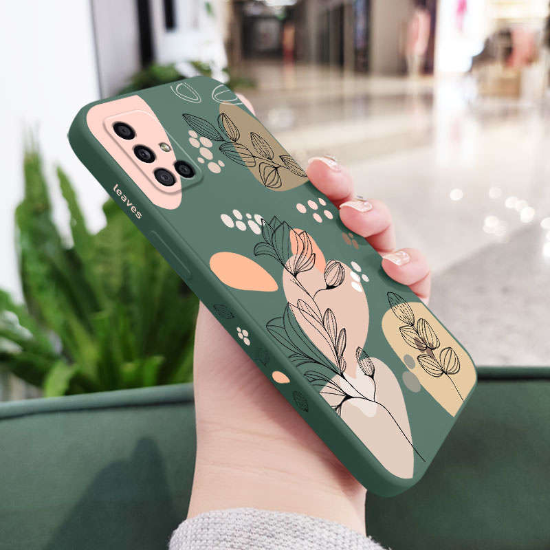 1pc Dark Green For Samsung Galaxy A51 Phone Cases