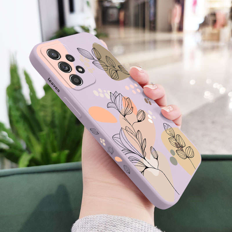 1pc Light Purple For Samsung Galaxy A13 Phone Cases