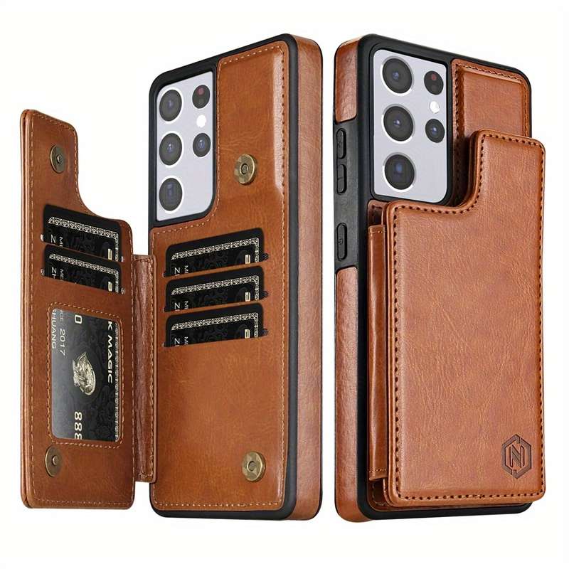 1pc A Brown For Samsung Galaxy S21 Ultra 5G Phone Cases